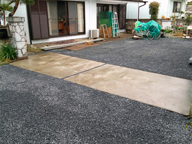 造園工事の施工例ページになります。